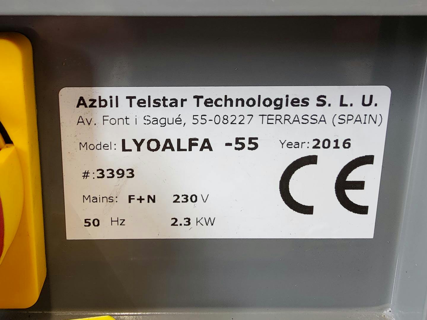 Telstar Technologies LyoAlfa 15-55 - Lyofilizátor - image 9