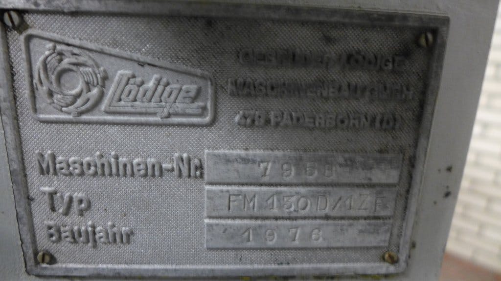 Loedige FM 130D/1Z - Práškový turbo smešovac - image 11