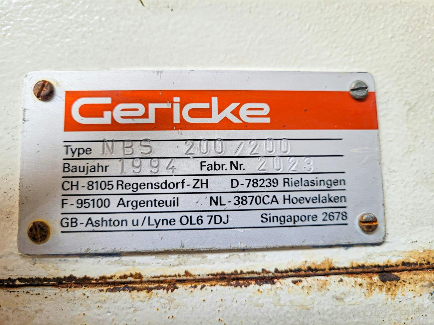 Gericke "Nibbler" NBS 200/200 - Setaccio granulatore - image 7