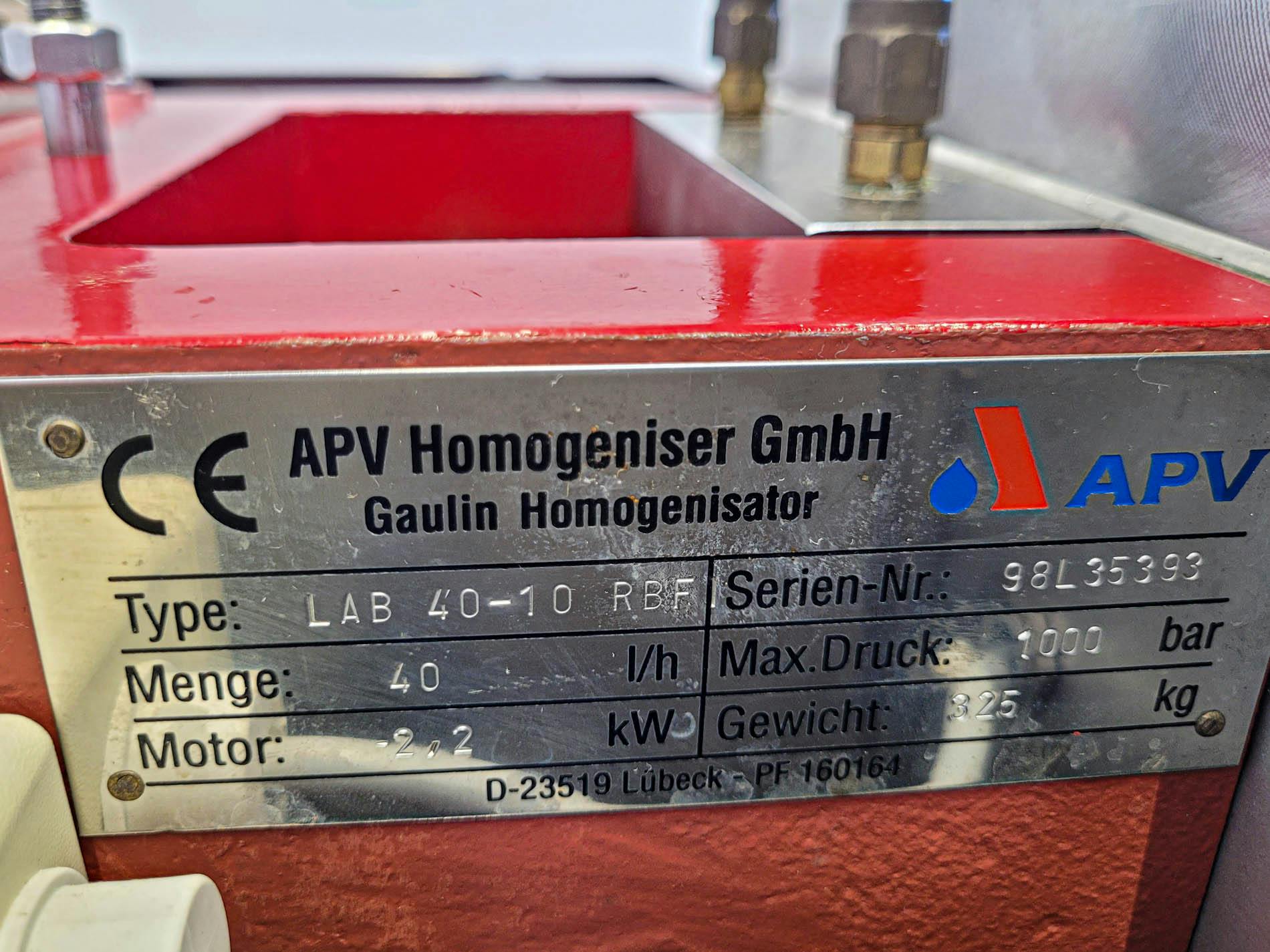APV Homogeniser LAB 40-10 RBFI - Plunjer homogenisator - image 7