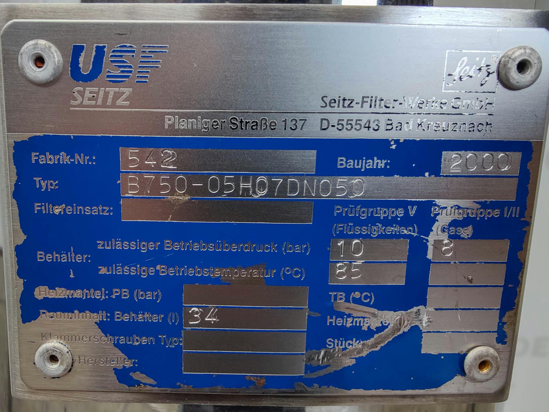 USF Seitz Filtertechniek SEITZ-VELAcart - Svíckový filtr - image 8