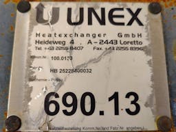 Thumbnail Unex Hybrid; fully welded plate heat exchanger - Deskový výmeník tepla - image 4