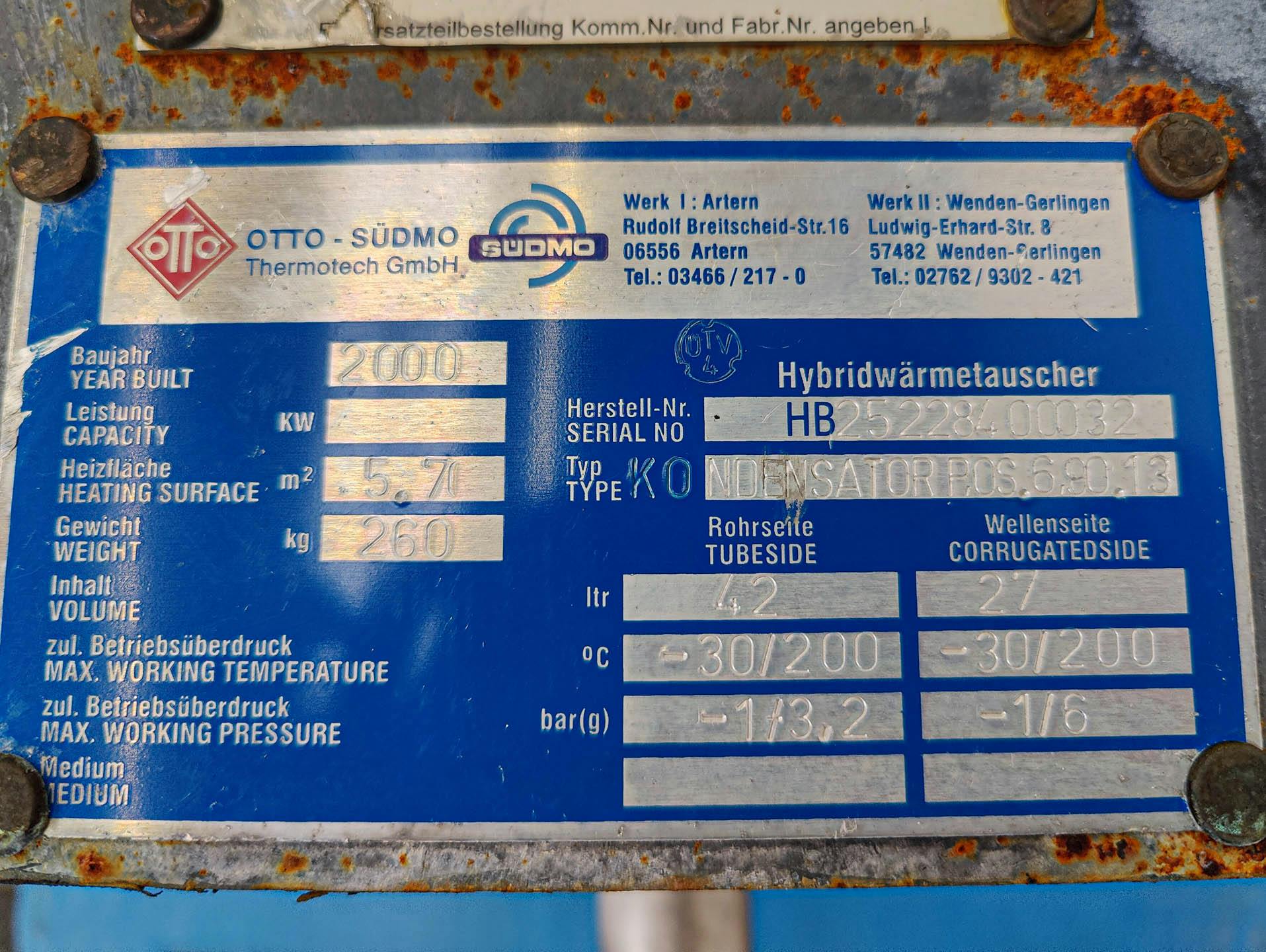 Unex Hybrid; fully welded plate heat exchanger - Plattenwärmetauscher - image 5