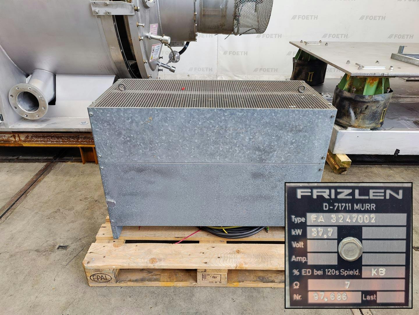 Fima Process Trockner TZT-1300 - centrifuge dryer - Košová odstredivka - image 10