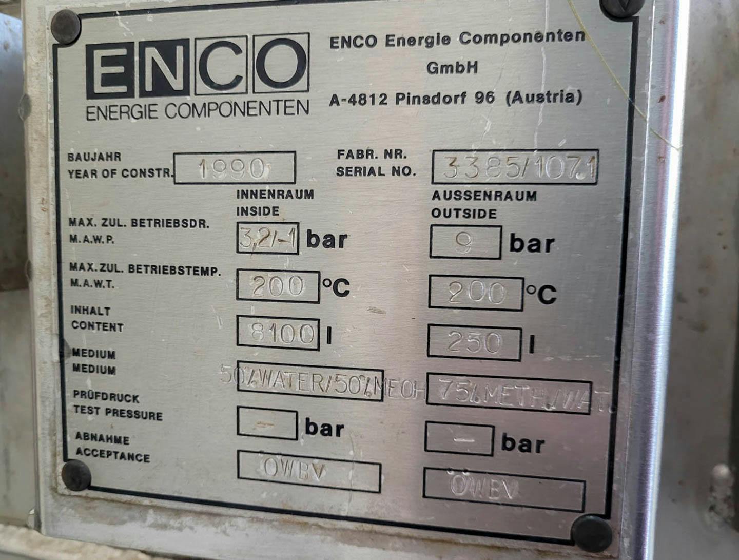 Enco 6300 Ltr. (bio-)reactor - Stainless Steel Reactor - image 15