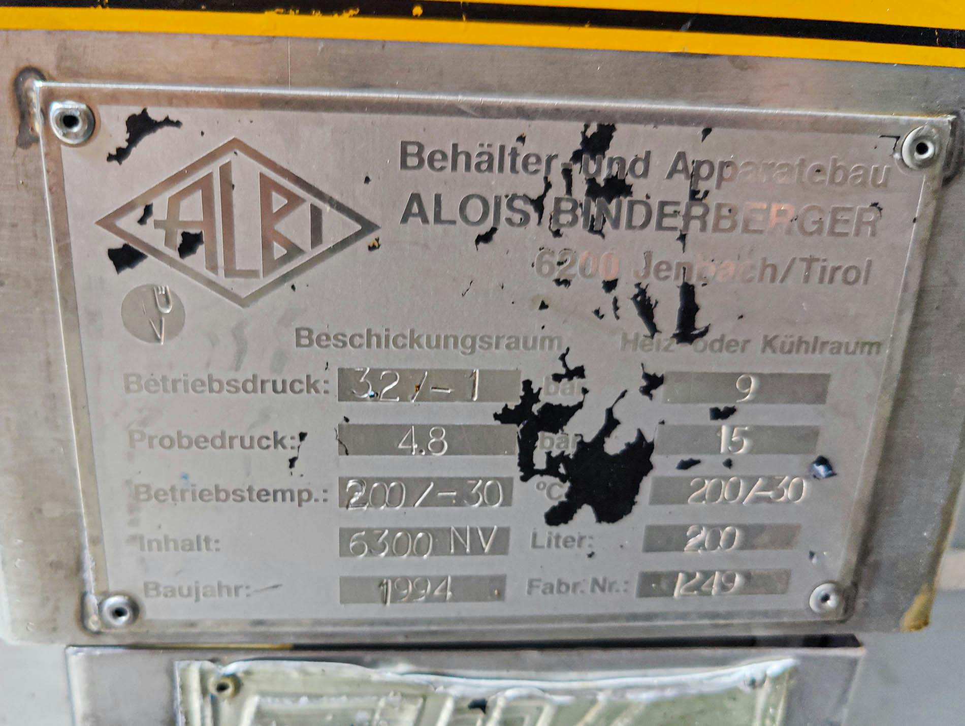 Albi Alois Binderberger 6300 Ltr - Stainless Steel Reactor - image 13