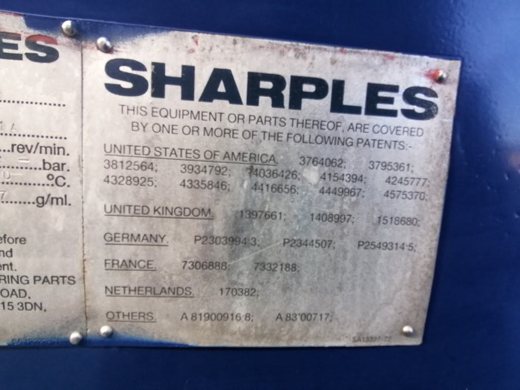 Sharples DSNX4250DS306 - Wirówka dekantacyjna - image 11