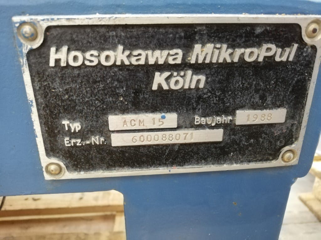 Hosokawa Mikropul ACM-15 PSR - Broyeur sélecteurs - image 9