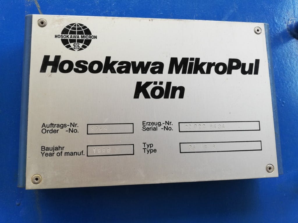 Hosokawa Mikropul ACM-15 PSR - Mulino classificatore - image 10