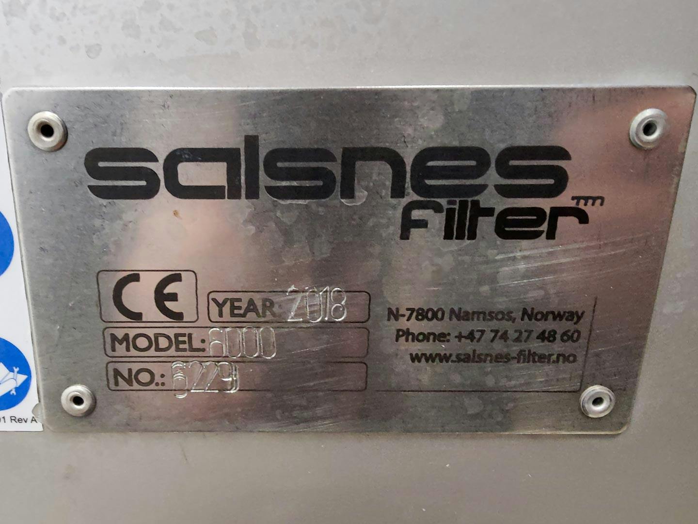 Salsnes 6000 "Solids Separation with Integrated Sludge Thickening and Dewatering" - Filter - image 14