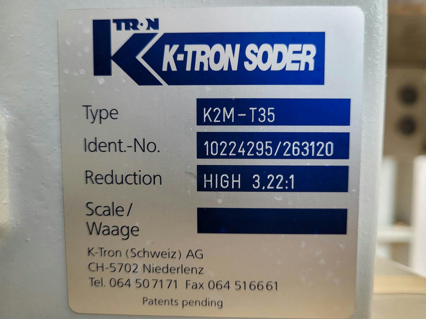 K-tron K2M-T35 - Tornillo dosificador - image 11