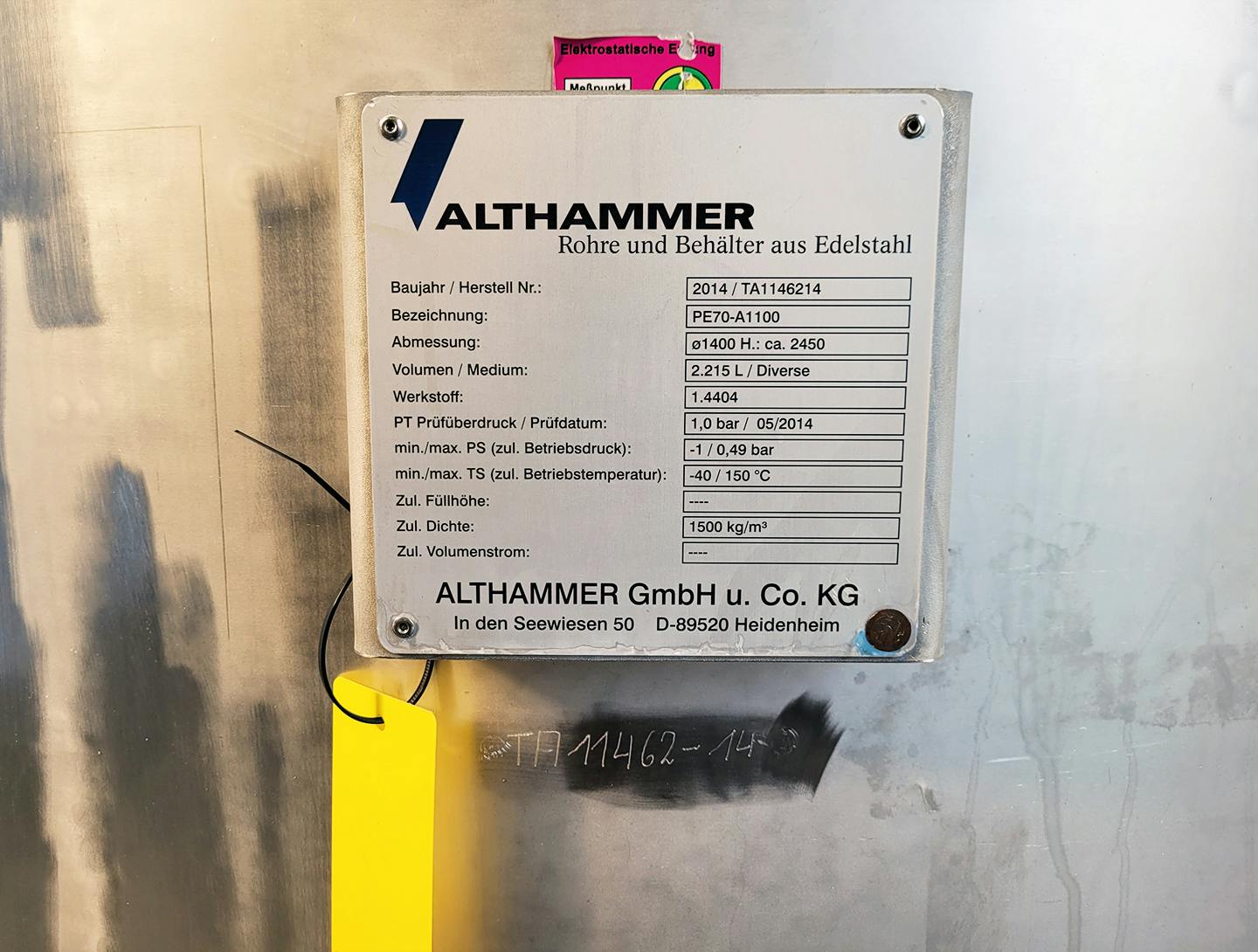 Althammer - Cuve de stockage vertical - image 6