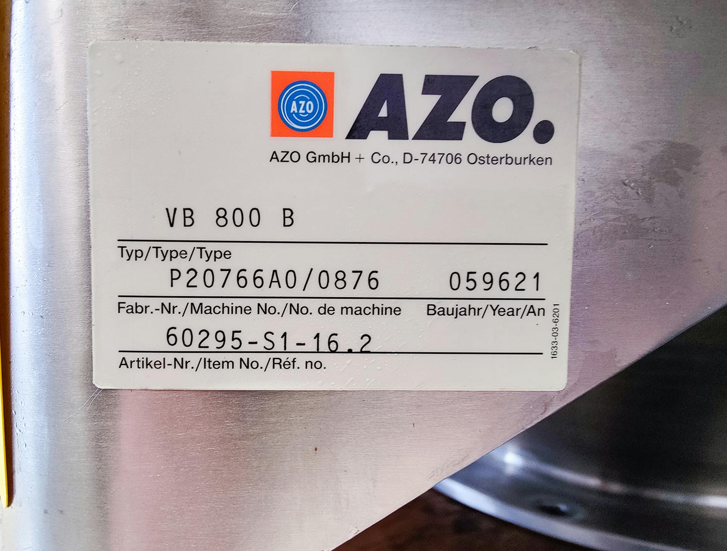 AZO VB 800 B & DFS100X 650 - Растариватель мешков - image 13