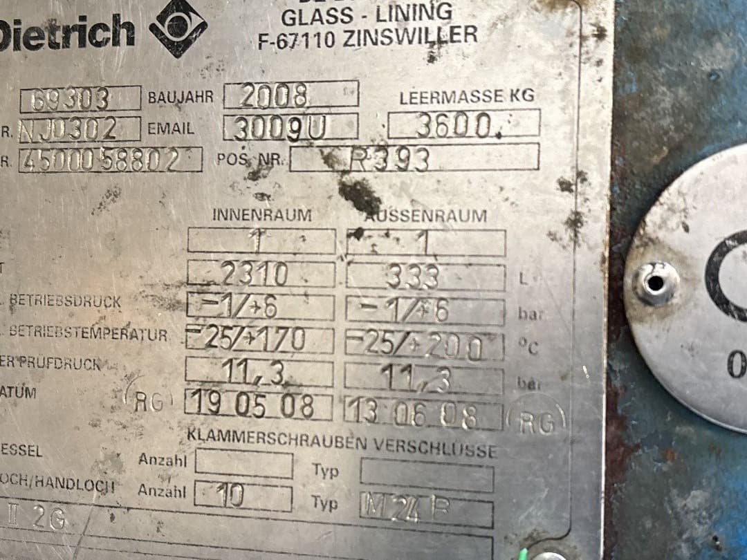 De Dietrich BE1600 - Reactor captusit cu sticla - image 4