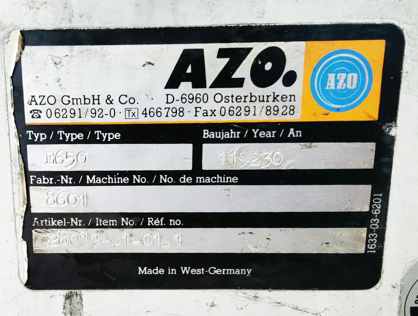 AZO E-650 - Roterende zeef - image 7