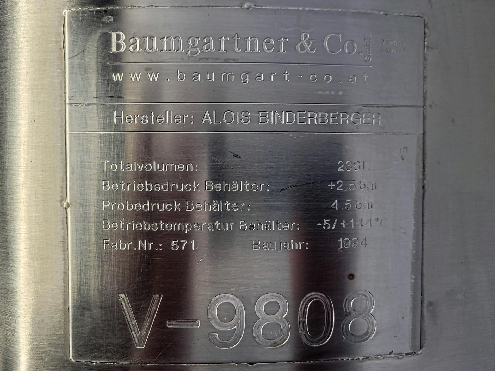 Baumgartner 238 Ltr. - Serbatoio a pressione - image 11