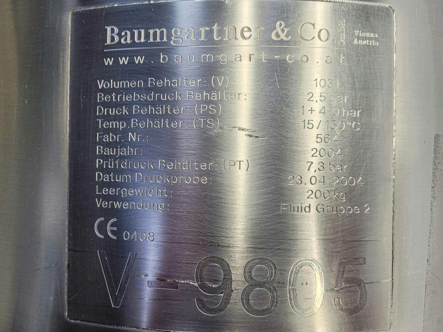 Baumgartner 103 Ltr. - Cuve pressurisable - image 11