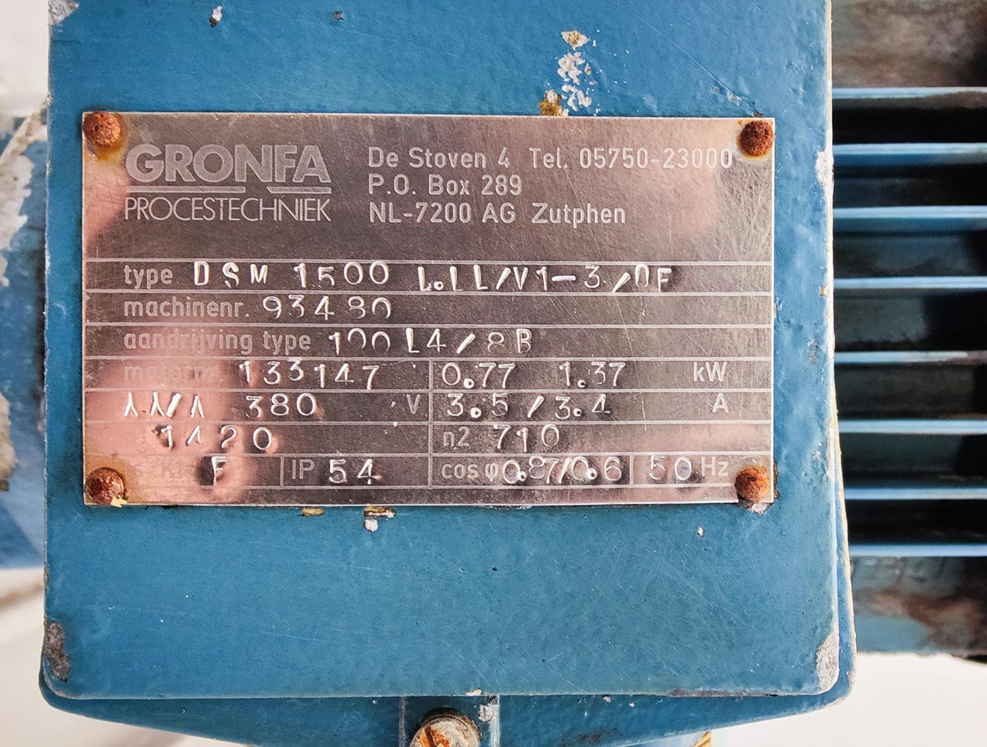 Gronfa DSM 1500 ltr - Сосуд для перемешивания - image 9