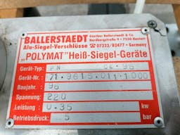 Thumbnail Ballerstaedt Rastatt  POLYMAT-VARIOSEAL PN - Kappenverschliessmaschine - image 9