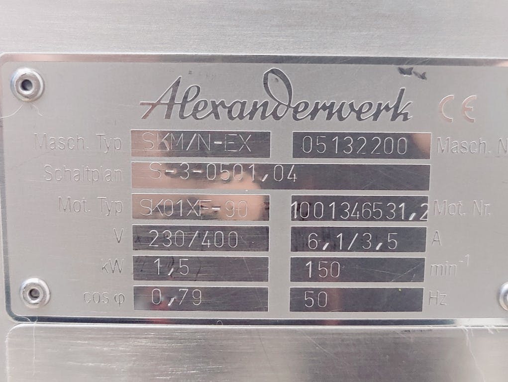Alexanderwerk SKM/N-EX - Peneira granuladora - image 10