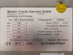 Thumbnail Mettler Toledo XS 3 Advancheck H/X-Ray - Détecteur de métaux - image 17