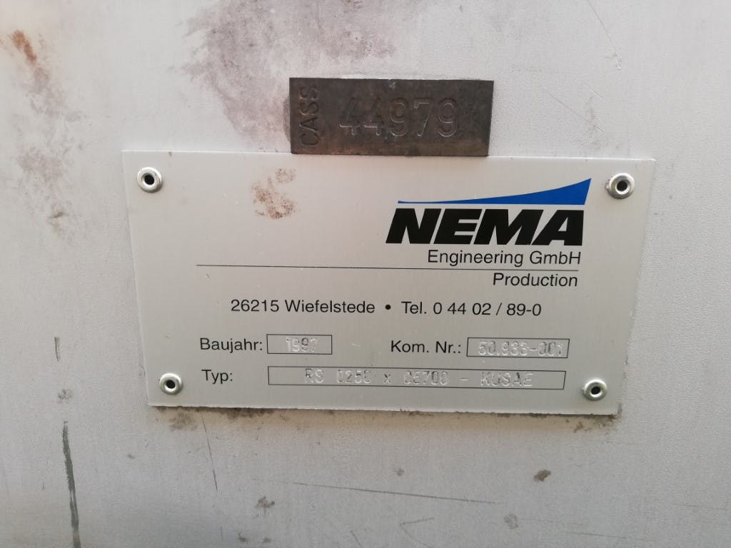 Nema RS 0250x5700 - Transportador de tornillo horizontal - image 8