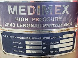 Thumbnail Medimex HLR-5, 5 Ltr. - Reactor de acero inoxidable - image 10