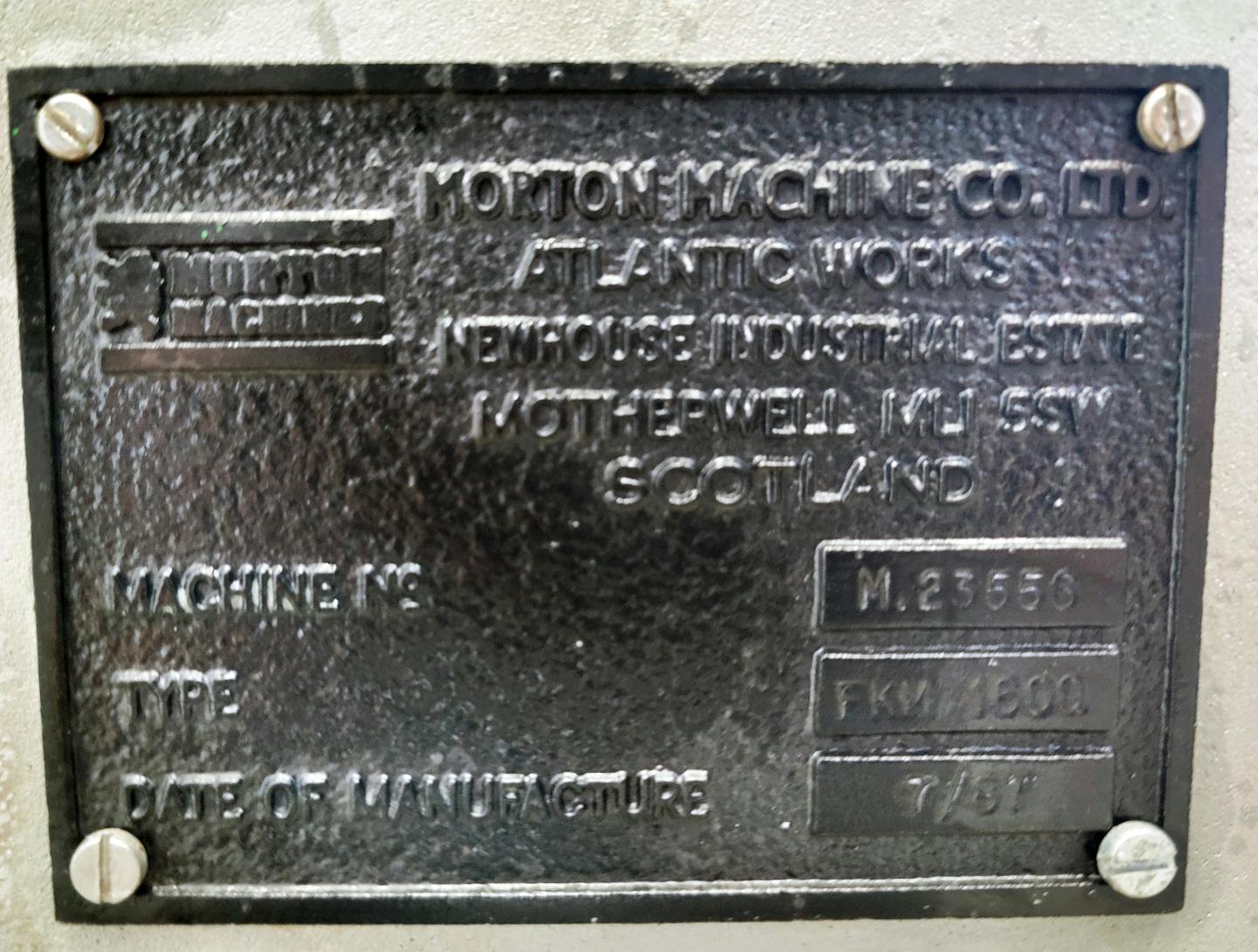 Morton FKM-1600 - Turbo miscelatore per polveri - image 11