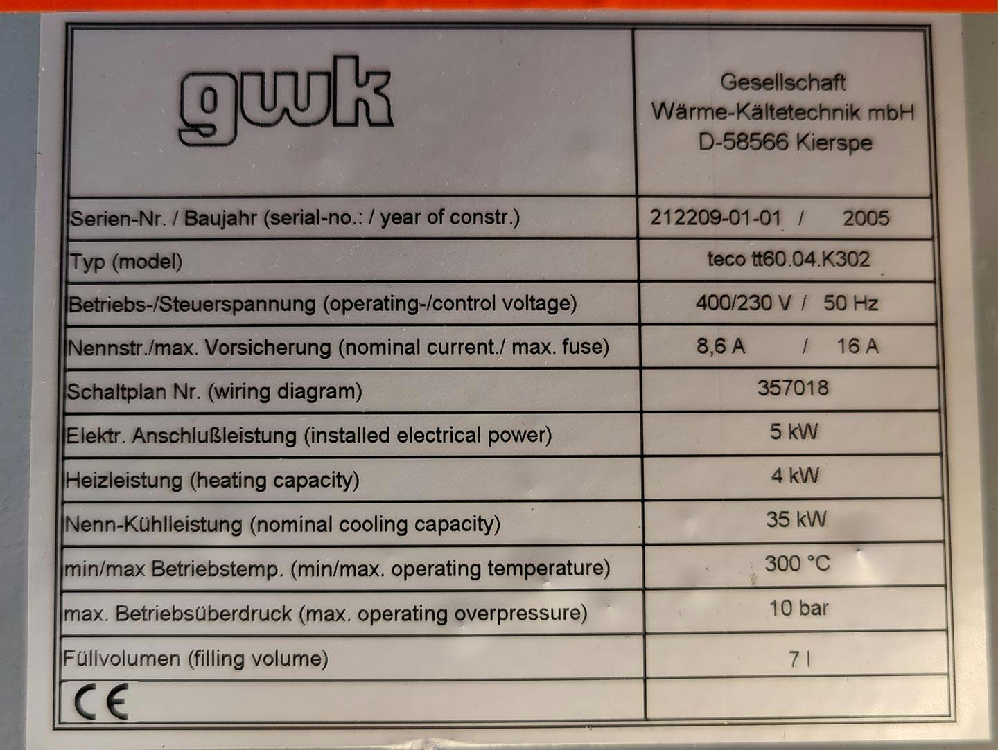 GWK Teco TT - Thermorégulateur - image 6