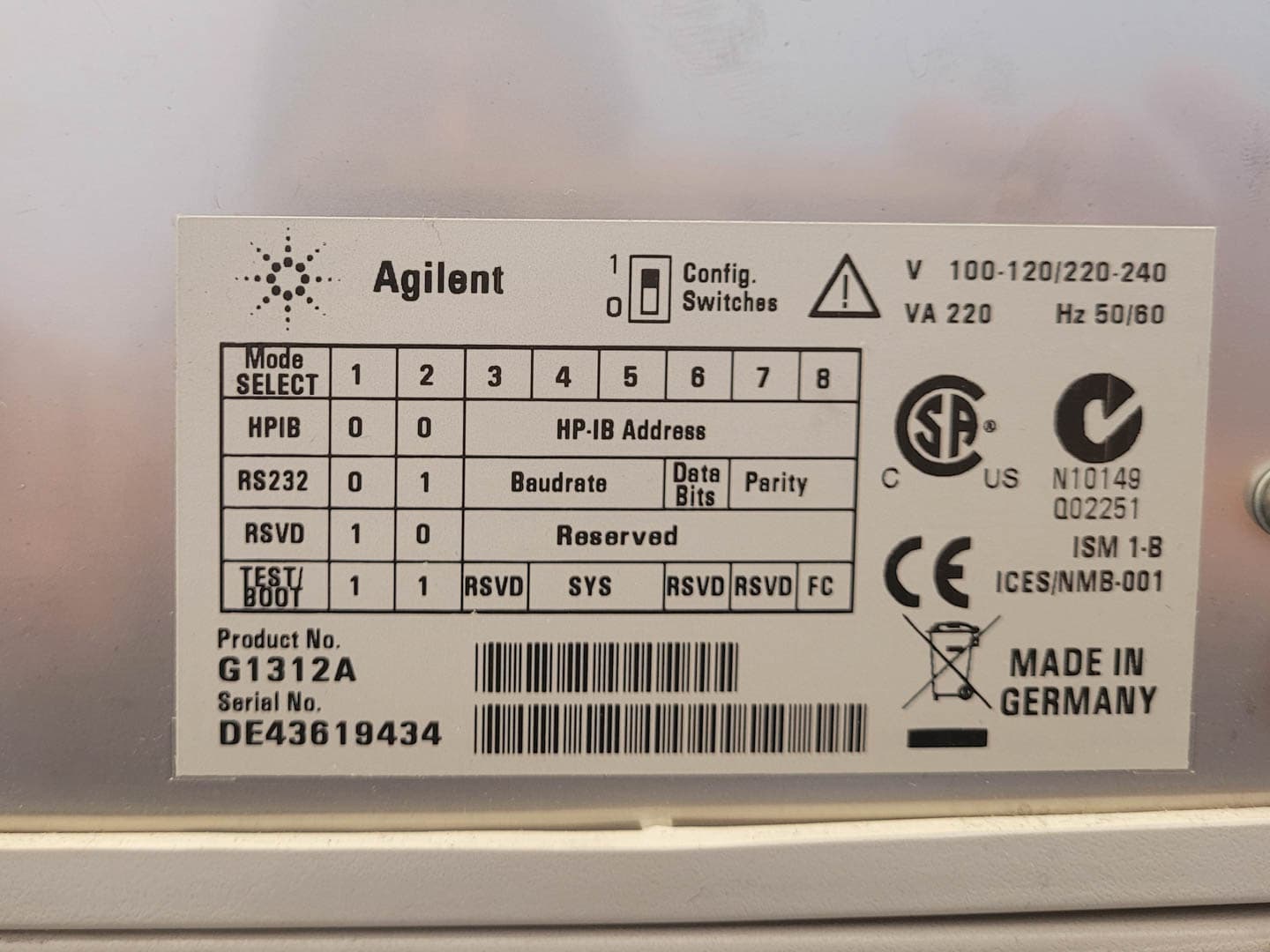 Agilent Technologies HPLC 1100 Serie - Изолятор - image 11