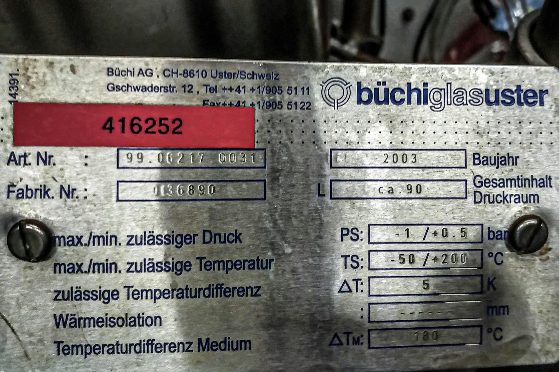 Büchi Glass 25 Ltr - Smaltované reaktor - image 13