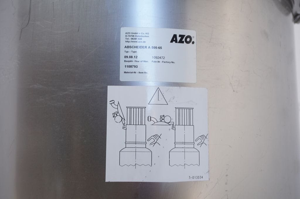 AZO A 500-65 with AZODOS P50/2 - Bag filter - image 10