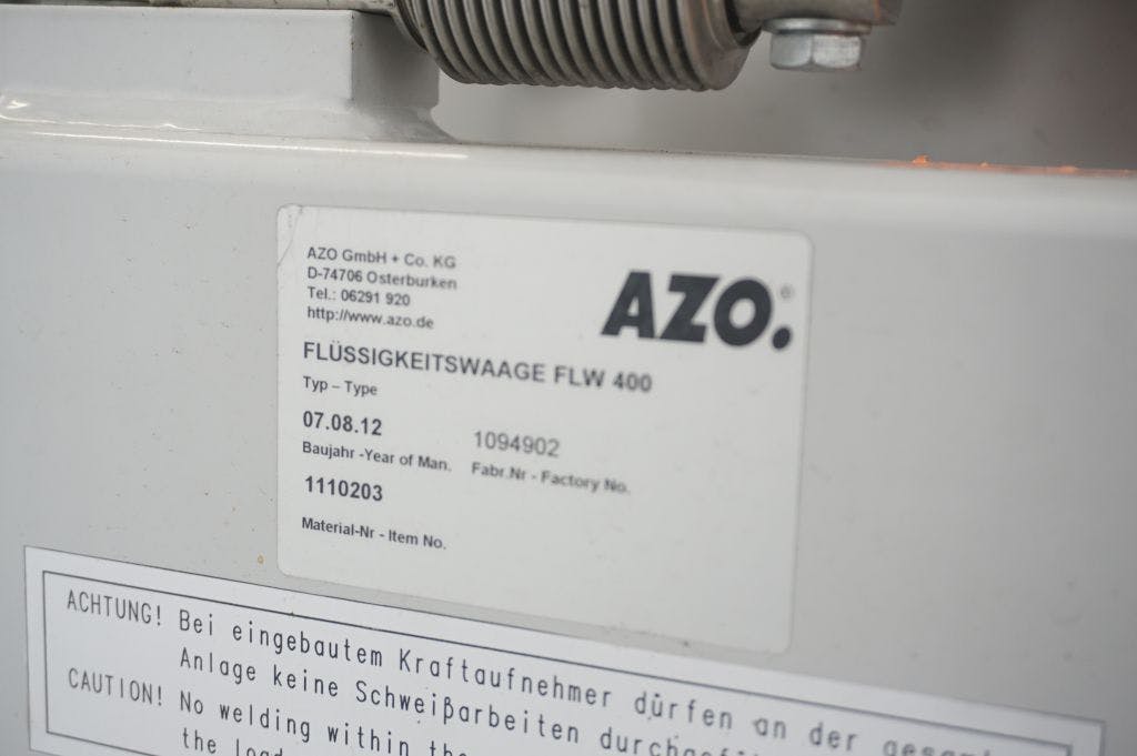 AZO FLW 400 - Verticale tank - image 9