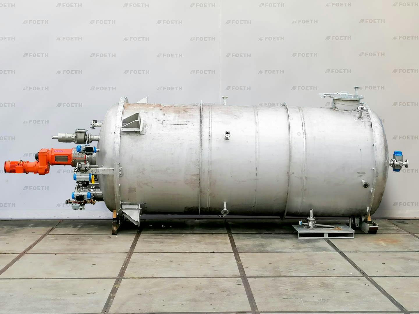 GPI 30m3 Vacuum steam distillation - Reactor de aço inoxidável