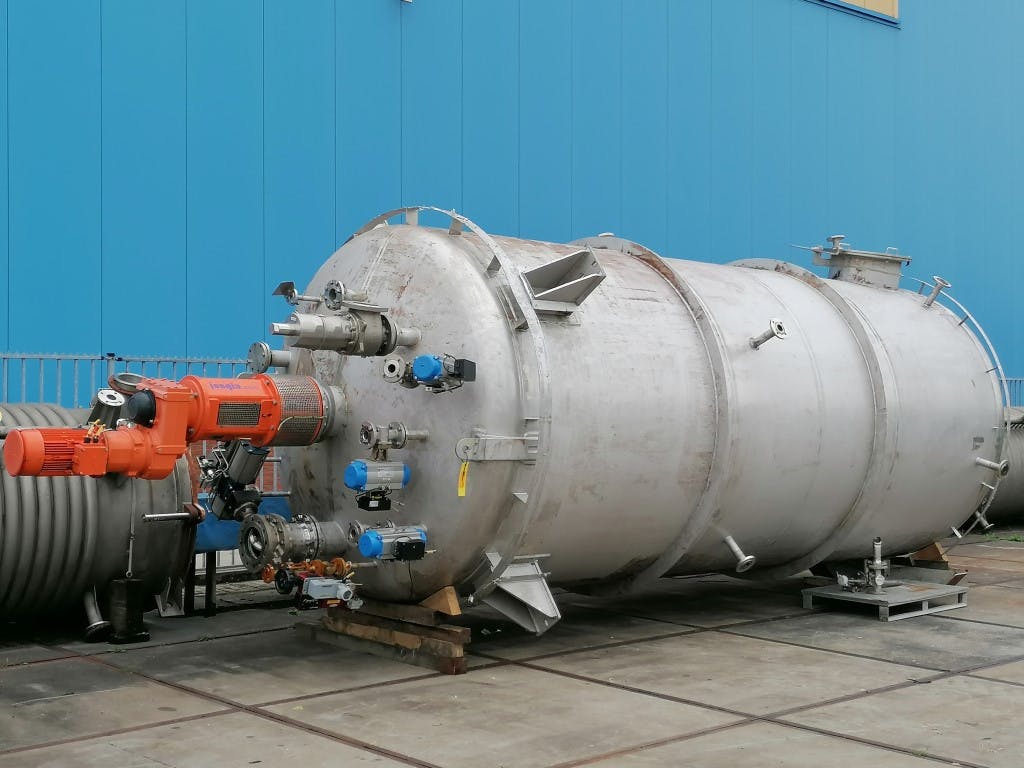 GPI 30m3 Vacuum steam distillation - Reattore in acciaio inox - image 2