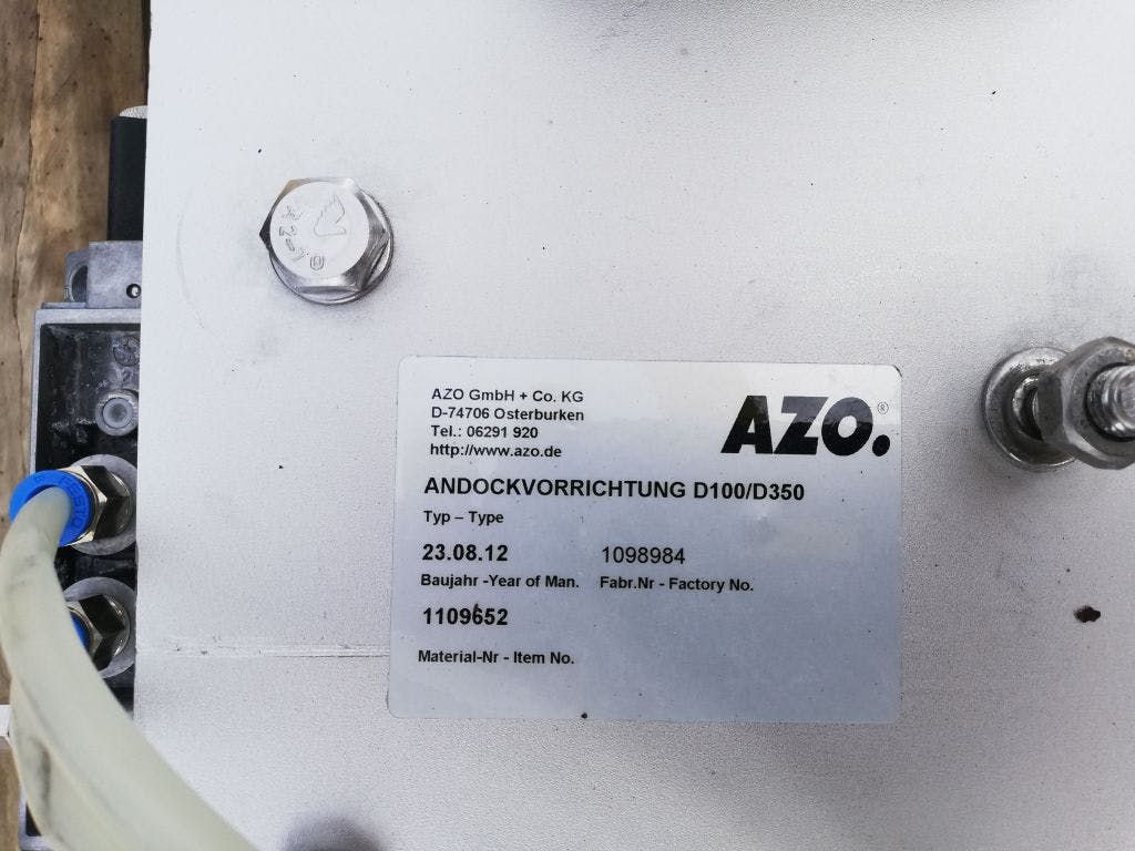 AZO Docking device D100/D350 - Llenadora de polvo - image 5