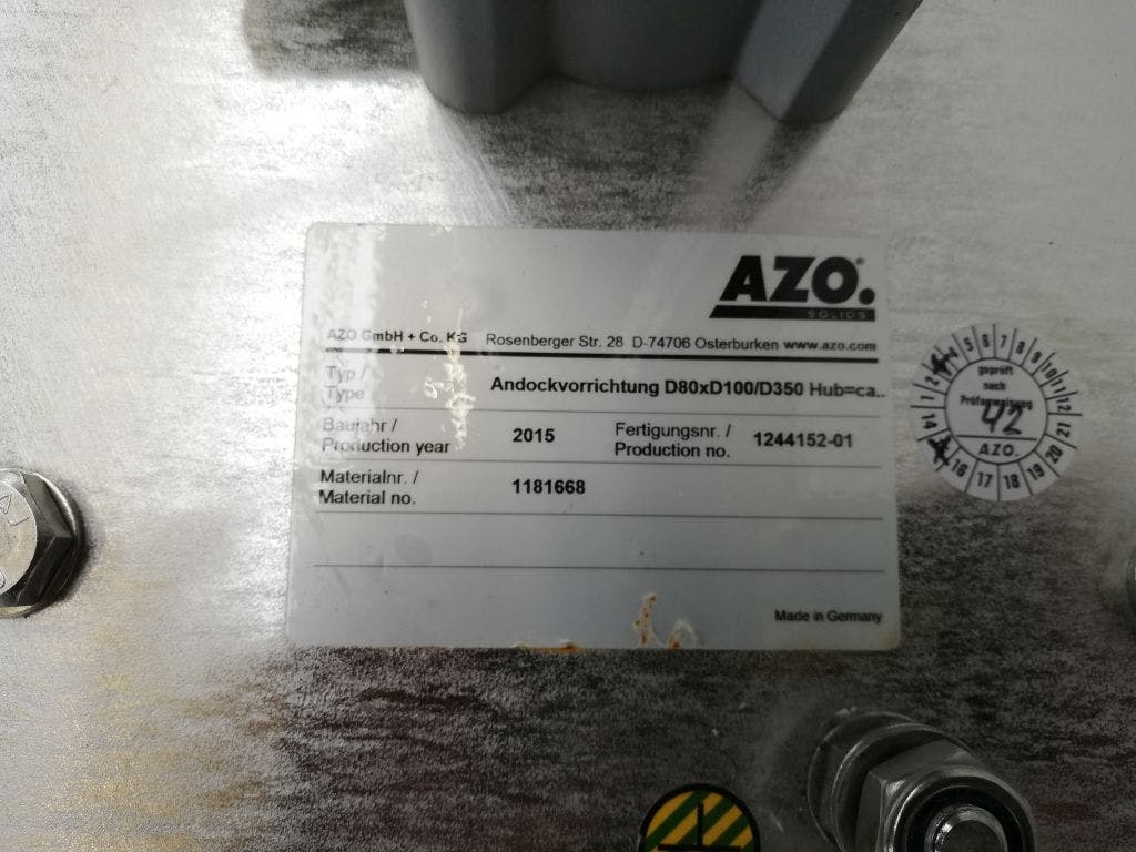 AZO Docking device D80XD100/D350 - Poederafvuller - image 4