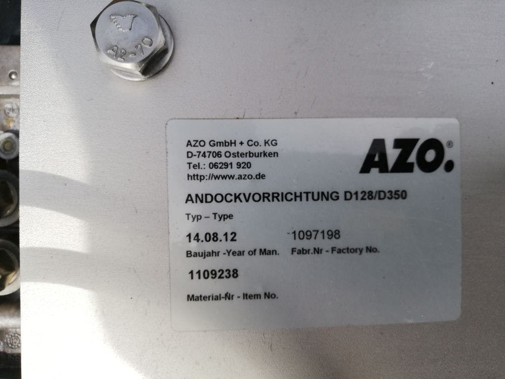 AZO Docking device D128/D350 - Llenadora de polvo - image 5