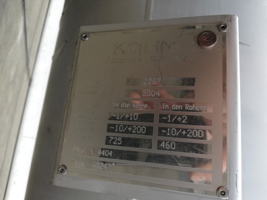 Kuehni 25 m2 - Évaporateur à film tombant - image 10