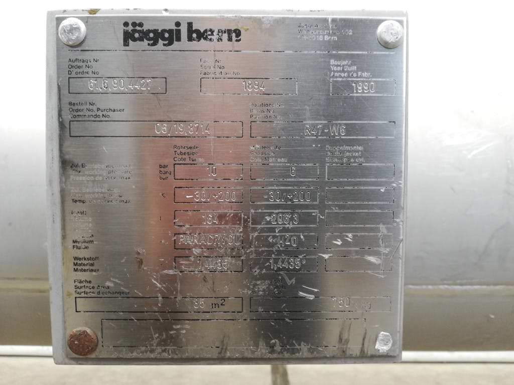 Jaeggi Bern - Intercambiador de calor de carcasa y tubos - image 7