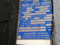 Thumbnail Le Carbone-Lorraine Polybloc NF610G - Échangeur de température tubulaire - image 6
