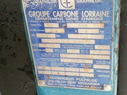 Thumbnail Le Carbone-Lorraine Polybloc NF610G - Mantel- en buiswarmtewisselaar - image 8