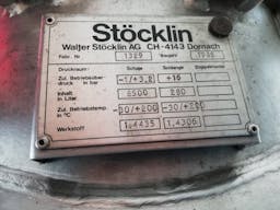 Thumbnail Stoecklin 6300 ltr - Реактор из нержавеющей стали - image 14