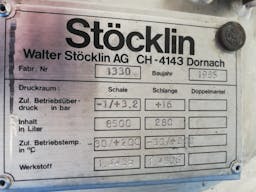 Thumbnail Stoecklin 6300 ltr - Stainless Steel Reactor - image 11