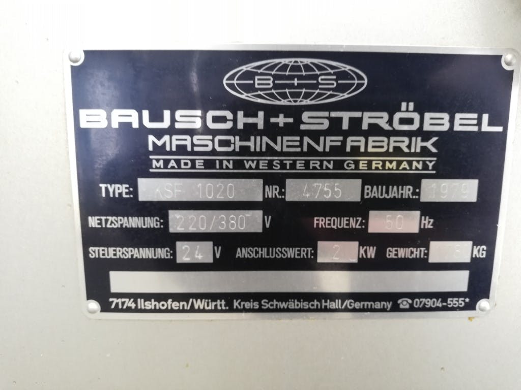 Bausch & Ströbel KSF-1020 - Укупорочная машина - image 10