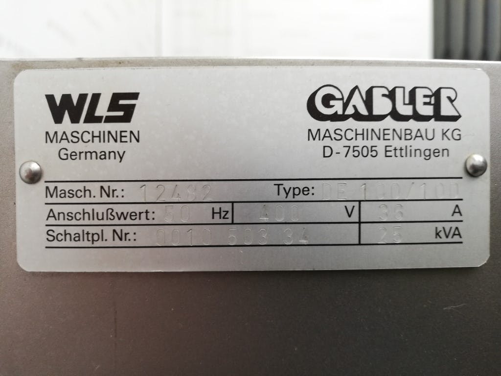 WLS Gabler DE 100/100 - Extrusora de duplo fuso - image 11