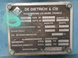 Thumbnail De Dietrich 1000 Ltr - Druckkessel - image 7