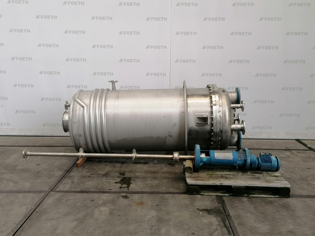 Kleiser 1600 Ltr - Reactor de acero inoxidable