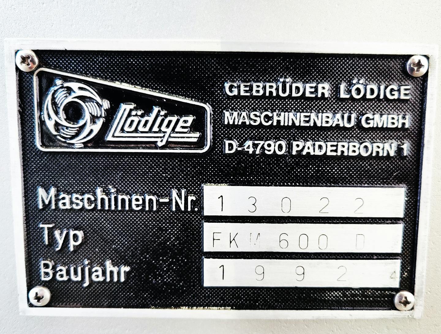 Loedige FKM-600 D - Powder turbo mixer - image 11