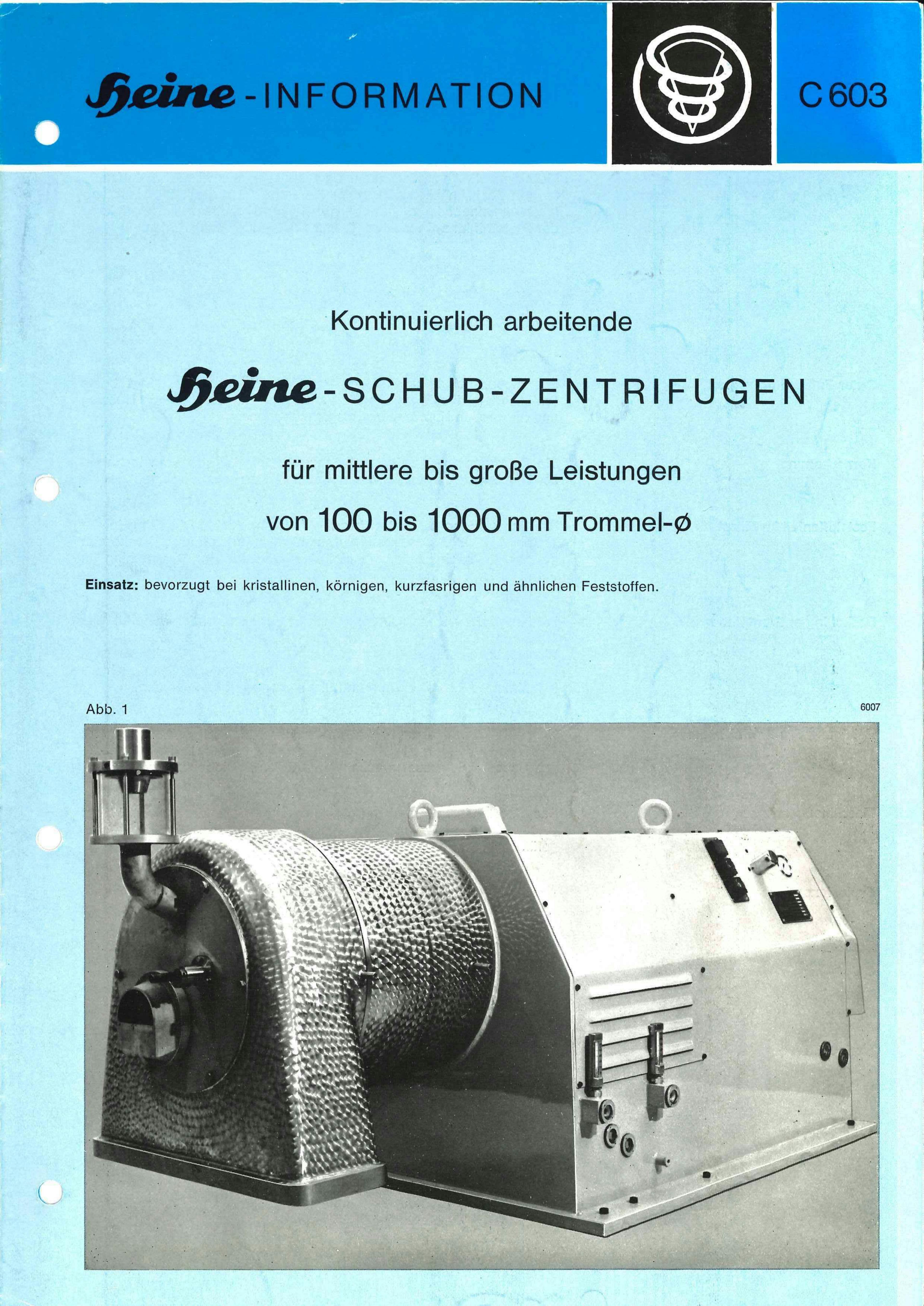 Heine Zentrifug 606 - Centrifugeuse à poussoir - image 12